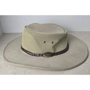Jacaru Hat Australian Leather Hat Wide Brim Outback Bush Cowboy Sun Hat Large